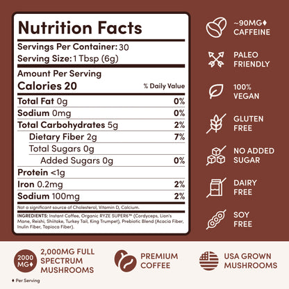 Mushroom Coffee 30 Servings